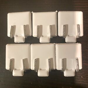 Adult Silver Hoop Earrings